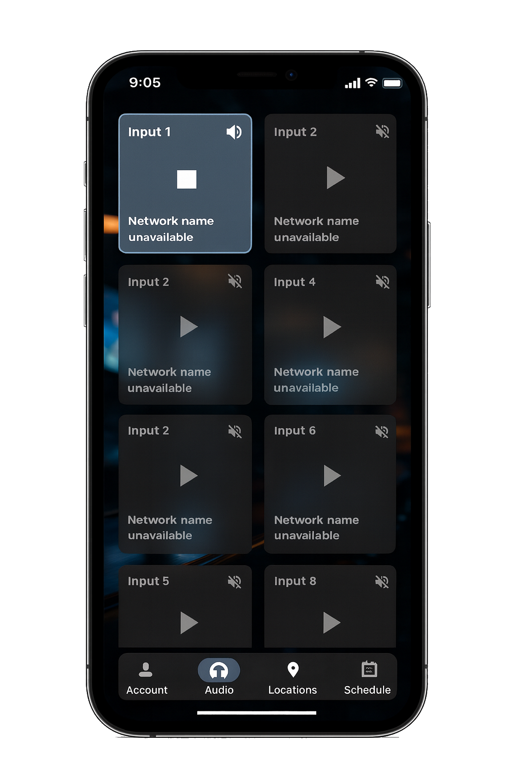 Silent Stream app on phone